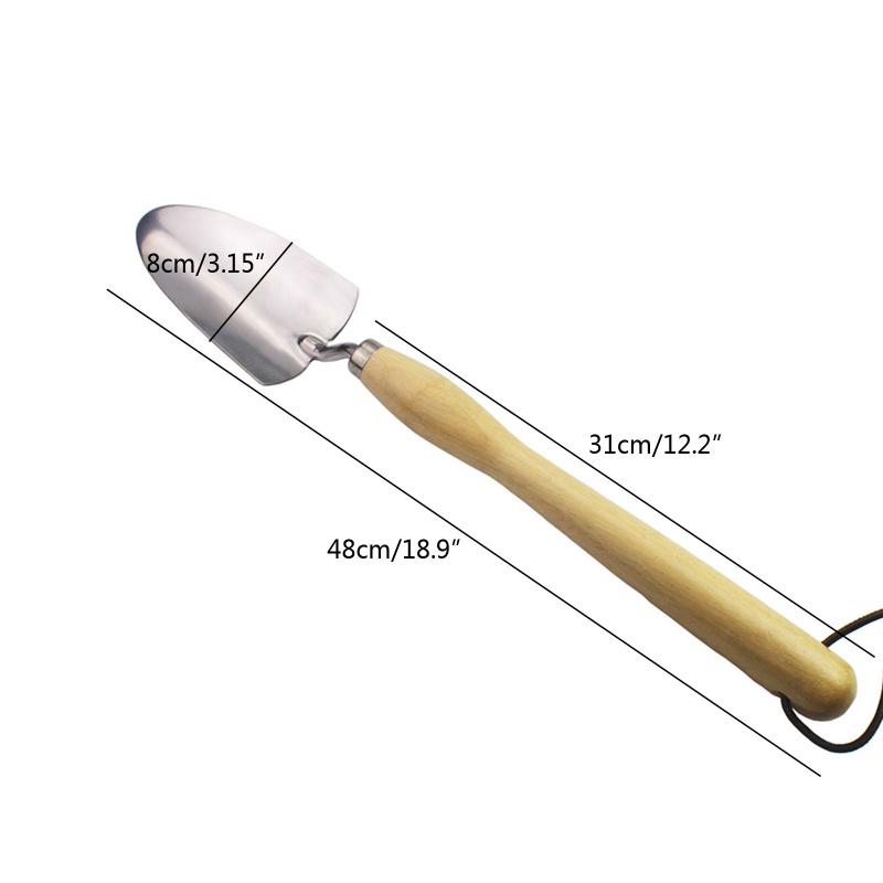 Xẻng Làm Vườn Bằng Thép Không Gỉ Chất Lượng Cao
