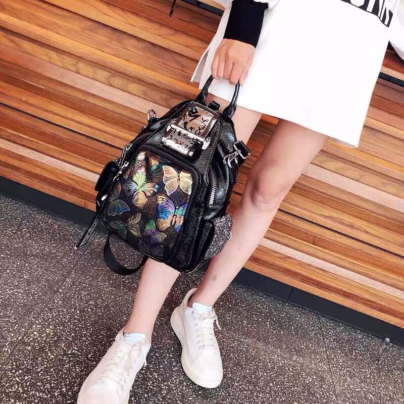 Ba Lô Da Đa Năng Phong Cách Hàn Quốc Dành Cho Nữ