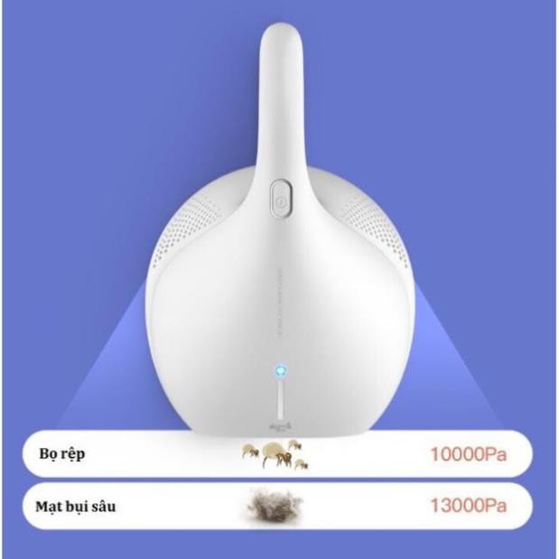 Máy hút bụi đệm giường, máy hút bụi chăn nệm Xiaomi Deerma CM800 diệt khuẩn bằng tia UV | BigBuy360 - bigbuy360.vn