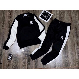 [HOT SALE] Bộ Nỉ Ny Thu Đông Hàng Đẹp (Tay Phối Trắng)