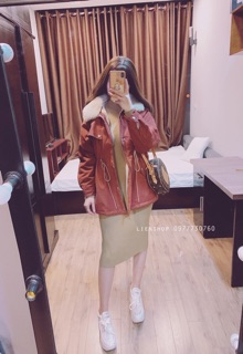 ÁO PASKA LÓT LÔNG CỔ LÔNG ( siêu đẹp )