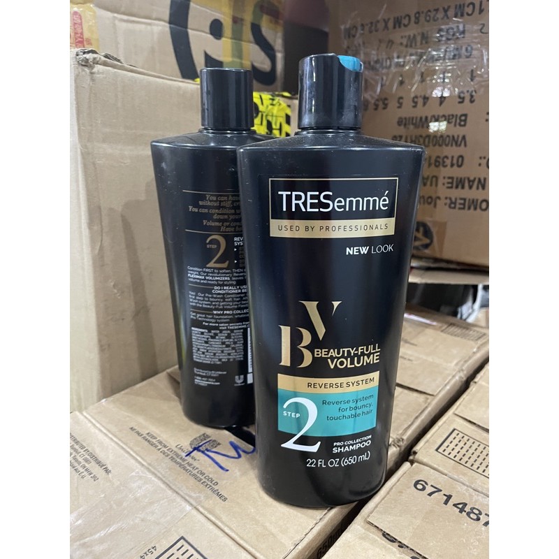 dầu gội làm dày và phồng chân tóc TRESEMME 650ml