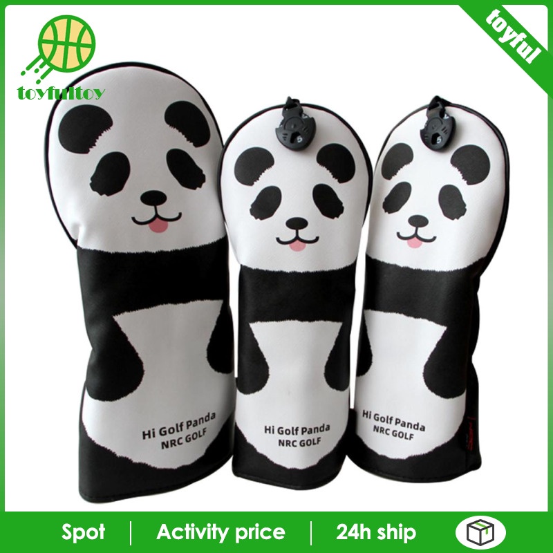 Bộ 3 Vỏ Bọc Bảo Vệ Đầu Gậy Đánh Golf / Câu Lạc Bộ / Câu Lạc Bộ Gỗ Kèm Thẻ Số