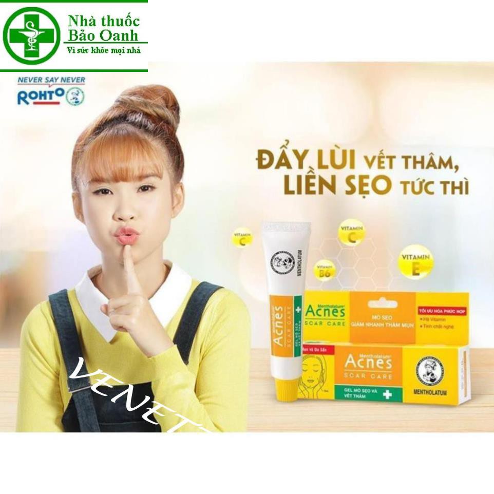 Gel làm mờ sẹo, vết thâm Acnes Mentholatum (12g)