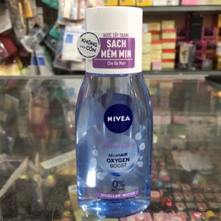 Nước tẩy trang nivea chăm sóc dạ mụn 125ml chai tím