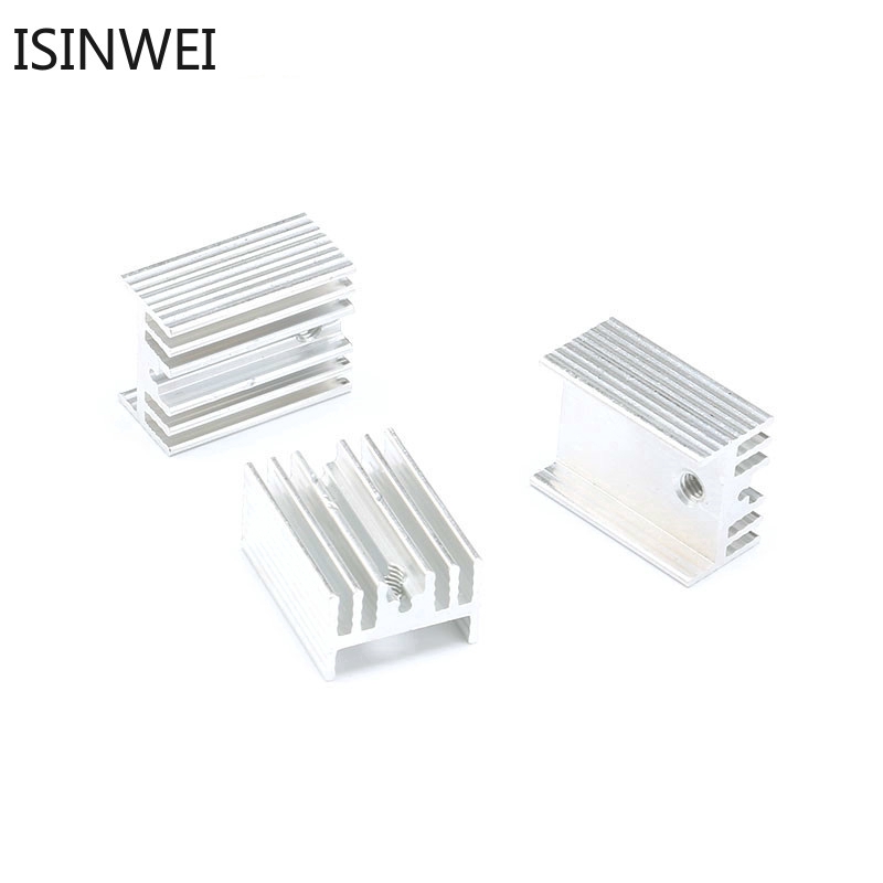 Bộ 10 tấm nhôm tản nhiệt 21*15*10mm cho điện trở to220