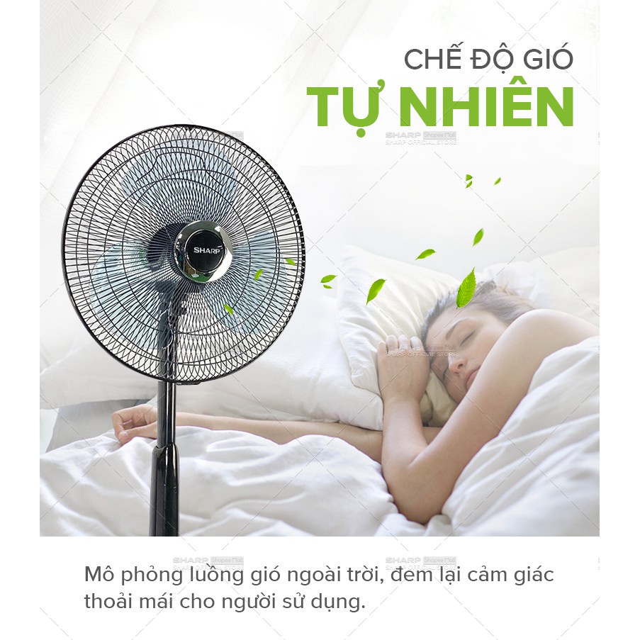 Quạt Lửng Sharp Có Điều Khiển PJ-L40RV-DG / PJ-L40RV-WH - Hàng Chính Hãng