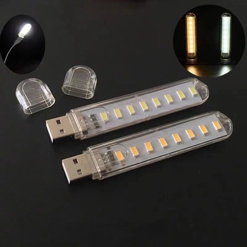 Thanh đèn LED mini gồm 3bóng/8bóng cổng cắm USB thích hợp để bàn học 6500k/3000k tiết kiệm điện magic