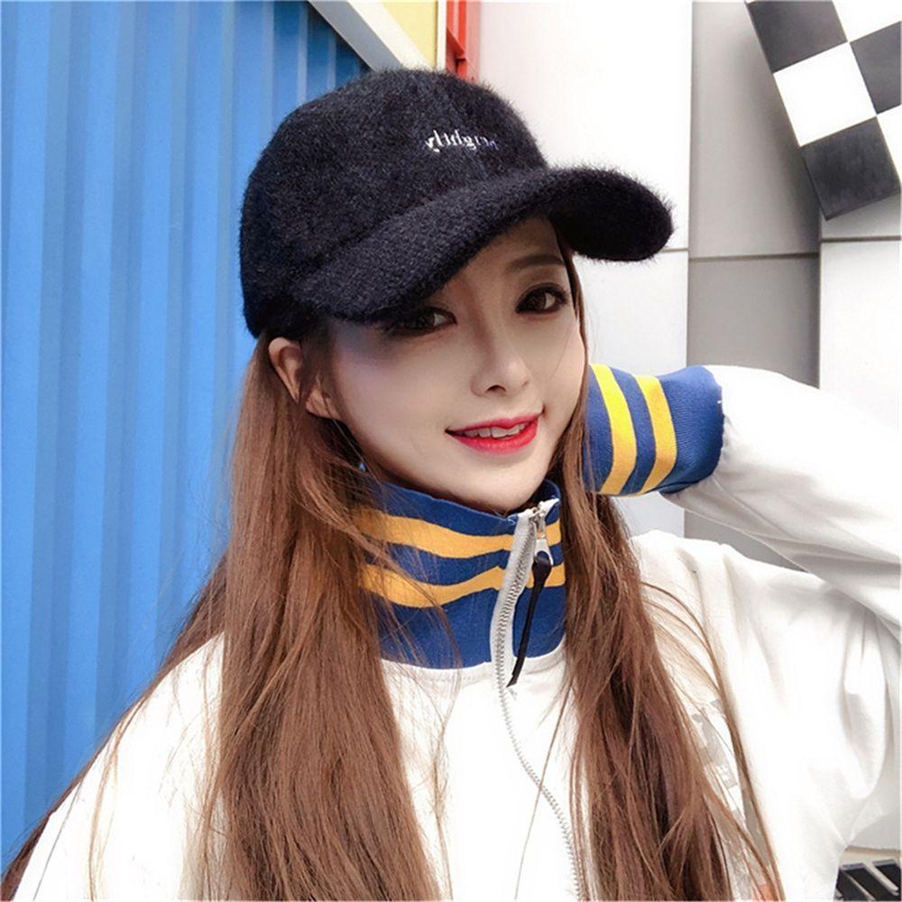 Mũ Lưỡi Trai Vải Len Lông Cừu Phong Cách Hip Hop Dễ Thương Thời Trang Thu Đông 1 Cho Nam Và Nữ
