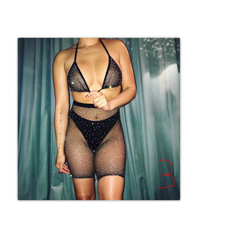 Đồ lót ngủ nữ phối ren xuyên thấu quyến rũ