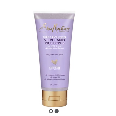 NƯỚC TẨY TẾ BÀO CHẾT GẠO MÀU TÍM RICE WATER VELVET SKIN SCRUB sheamoisture