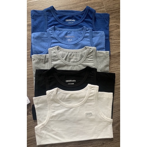 Áo ba lỗ bé trai, bé gái cotton 100% Canifa .