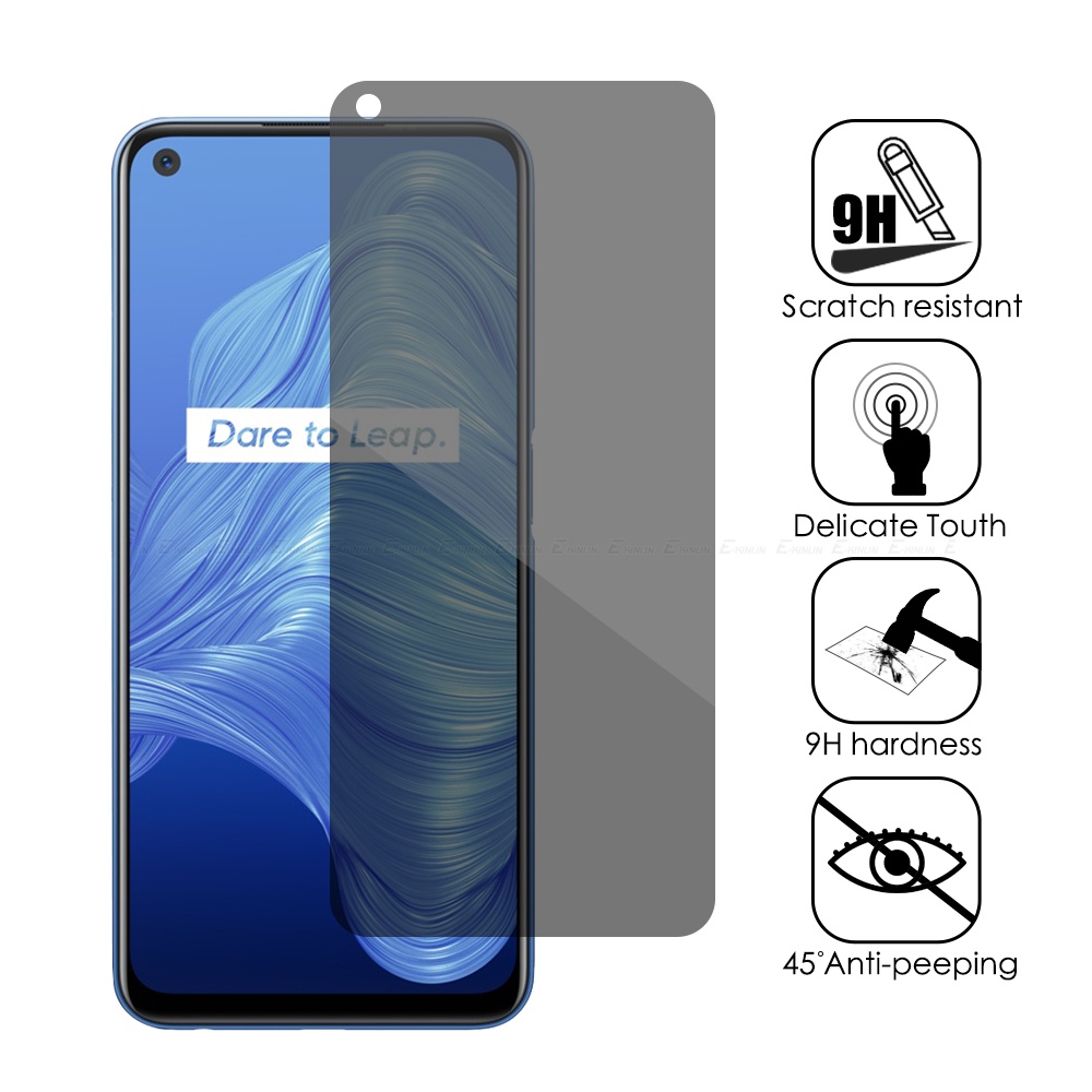 Ốp Điện Thoại Kính Cường Lực Chống Nhìn Trộm Cho Realme 10 9 9i 8s 8 7i 7 GT2 Pro GT Neo 3 3T 2 2T X3 X50 5 Pro XT X2
