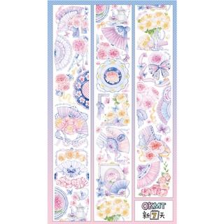 [chiết] washi tape quạt ren