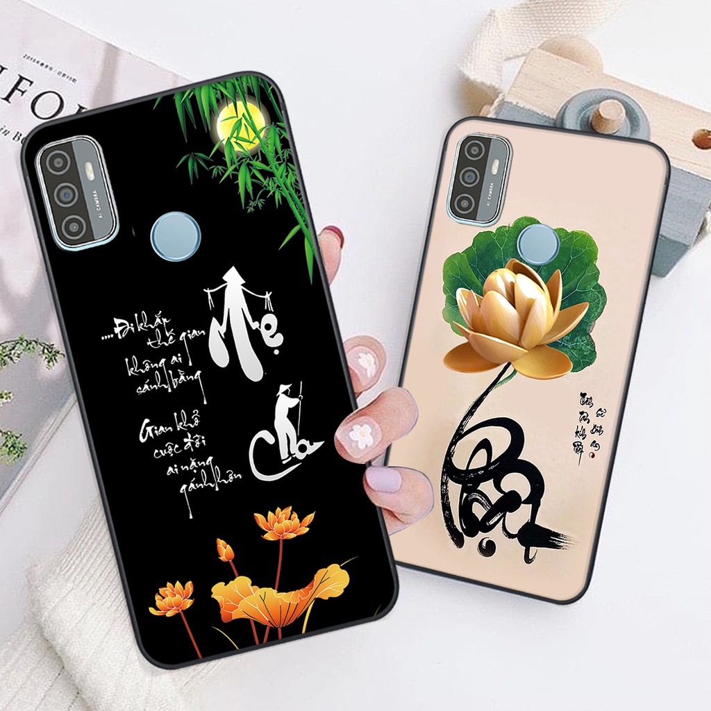 Ốp lưng Oppo A53 in hình chữ tài chữ lộc, Cha Mẹ, bình an SIÊU ĐẸP