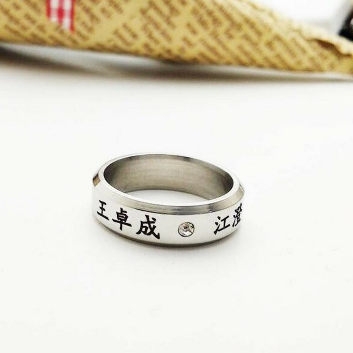 Nhẫn Trần Tình Lệnh titan nhẫn Ma Đạo Tổ Sư phong cách phim Trần Tình Lệnh quà tặng xinh xắn Tiêu Chiến Vương Nhất Bác