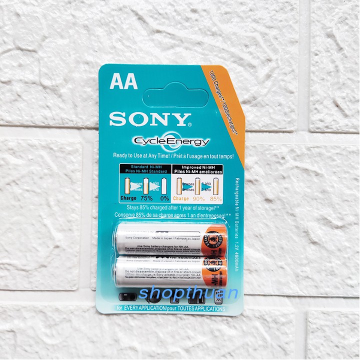 Pin Sạc AA - AAA Sony CycleEnergy ( pin sạc được )