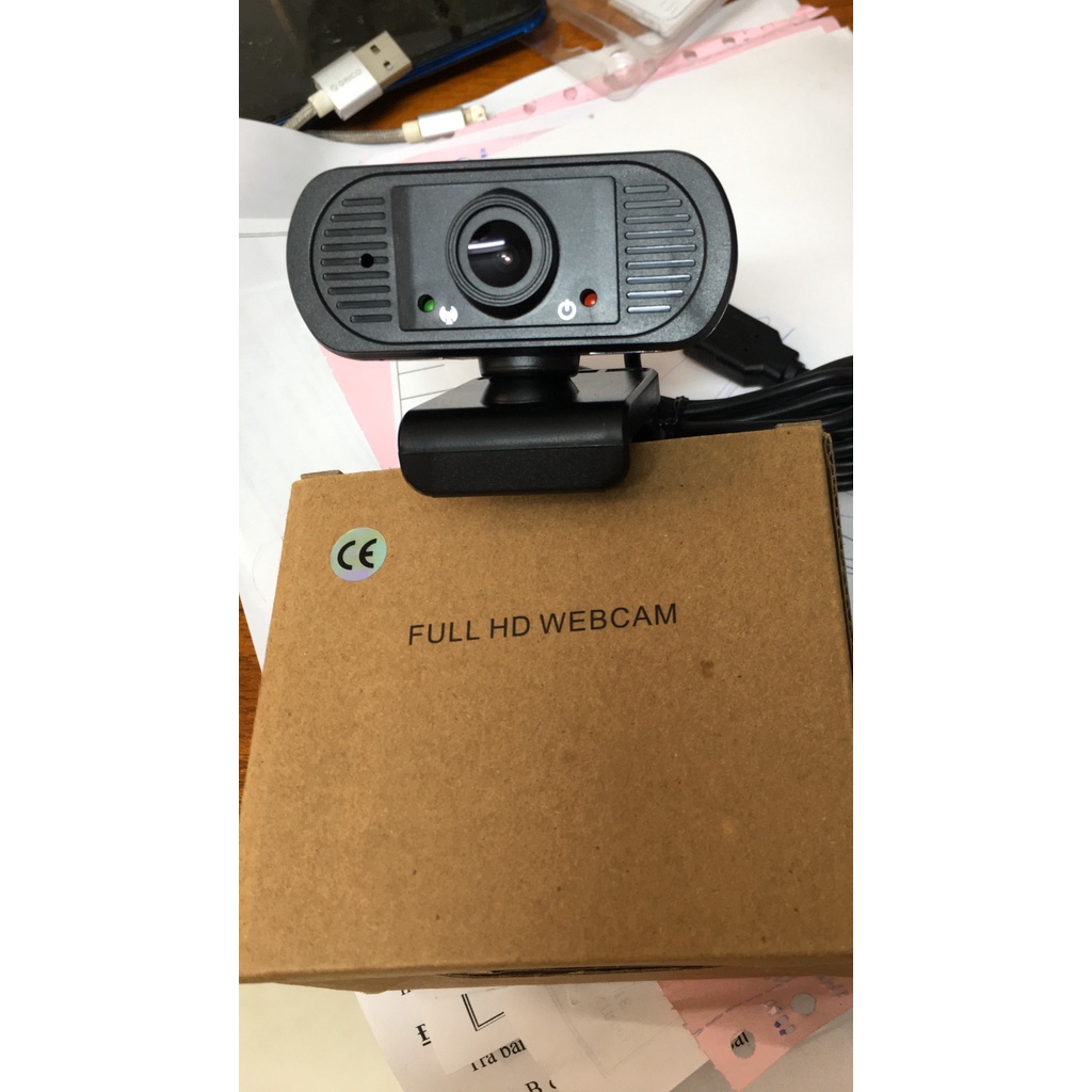 Webcam học online Full HD 1080p có mic