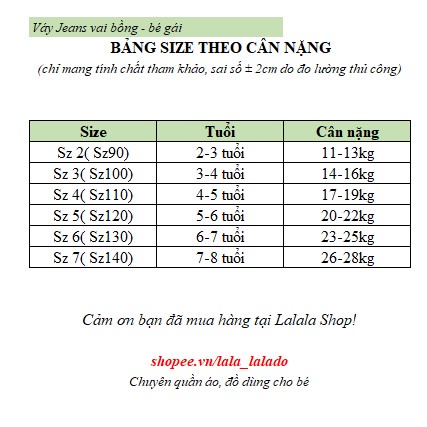 Váy demin / Váy bò / Váy Jeans phối ren thời trang cho bé gái