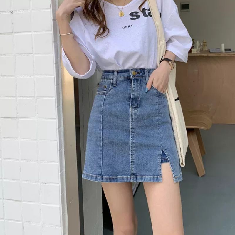 CHÂN VÁY CHỮ A, CHÂN VÁY XẺ GẤU