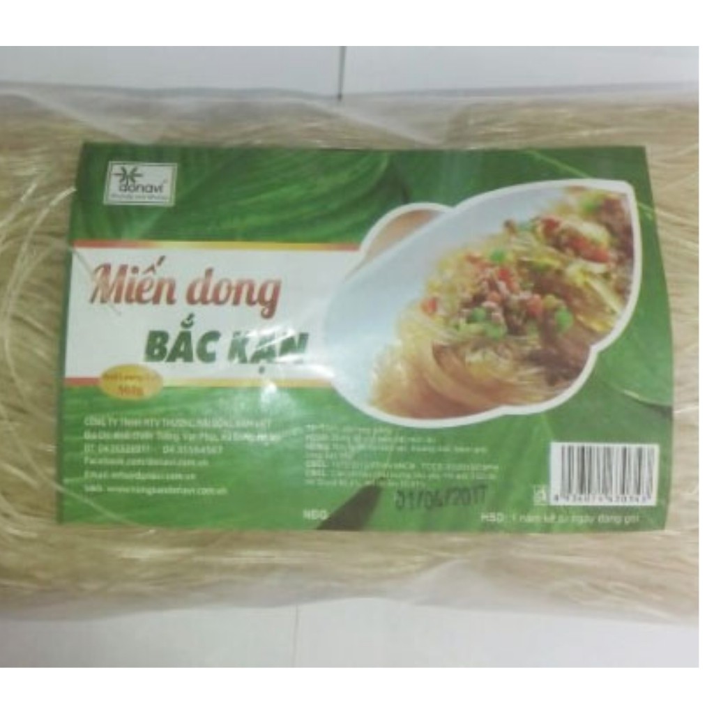 Miến dong Bắc Kạn của Donavi- sợi dai, giòn, không tẩy trắng