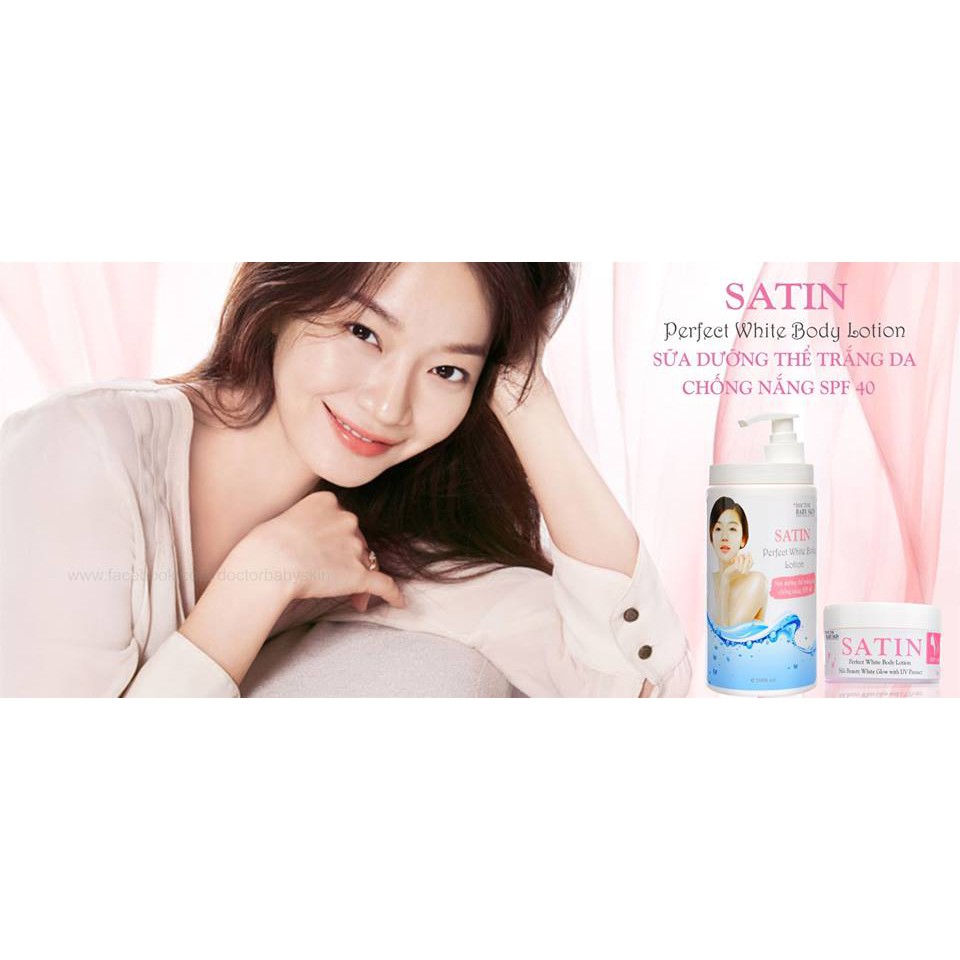 [COMBO] 5 Hộp Kem Dưỡng Thể Trắng Da Satin Doctor Baby Skin