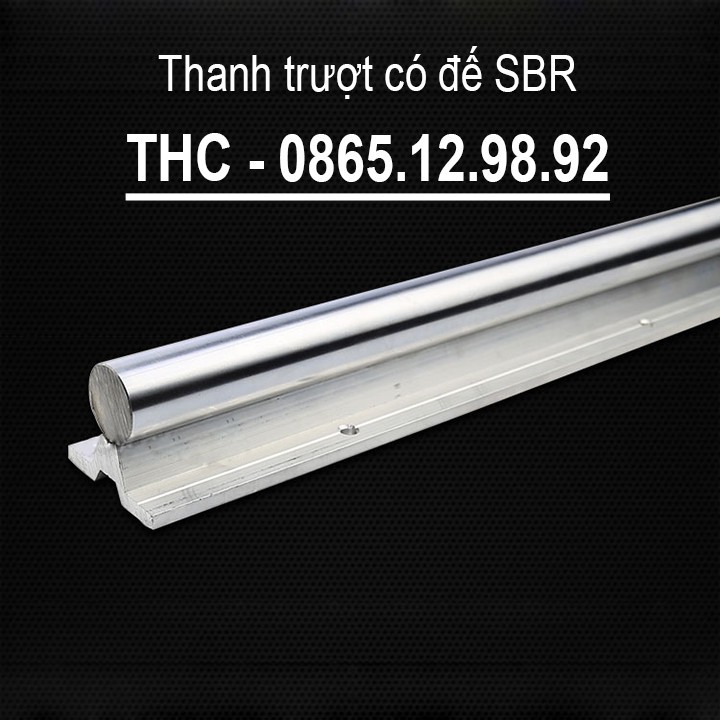 Ray trượt tròn có đế phi 30 ( đơn vị 100mm). cắt theo chiều dài yêu cầu.