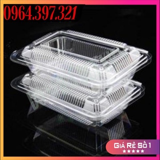 Sỉ 100 Hộp Nhựa C55 Đựng Bánh Bông Lan , Đựng Mía , Đồ Ăn Nhanh, Đồ Chiên Nướng Chịu Nhiệt Tốt