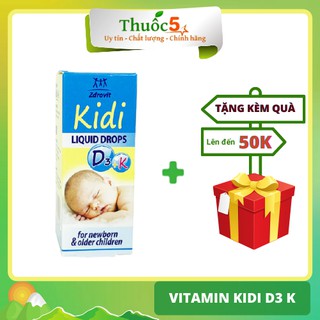 Kidi D3 K hỗ trợ phát triển cho bé lọ 30ml