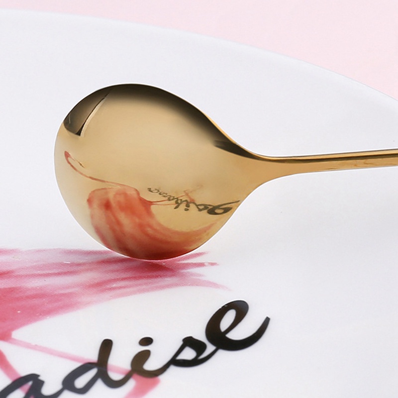 Muỗng cà phê hình bánh donut bằng thép không gỉ