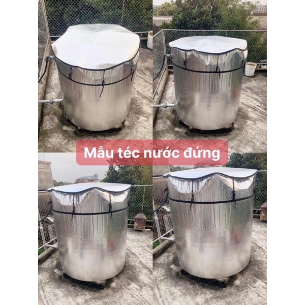 Áo bọc chống nóng bồn téc nước đứng