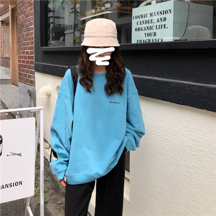 NRVP Áo Hoodie Nữ Tay Dài Thiết Kế Thời Trang Hàn Quốc 2021