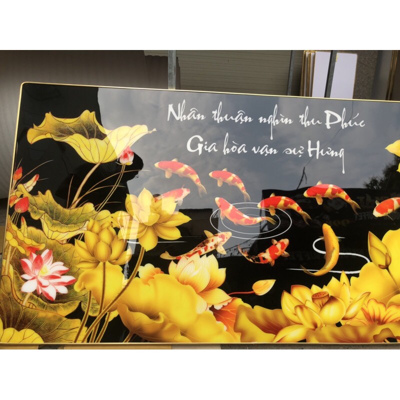 Tranh tráng gương cửu ngư quần hội