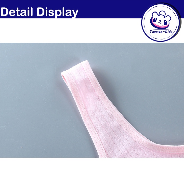 Áo Ngực Thể Thao Cotton Nhiều Màu Sắc Cho Bé Gái 8-16 Tuổi