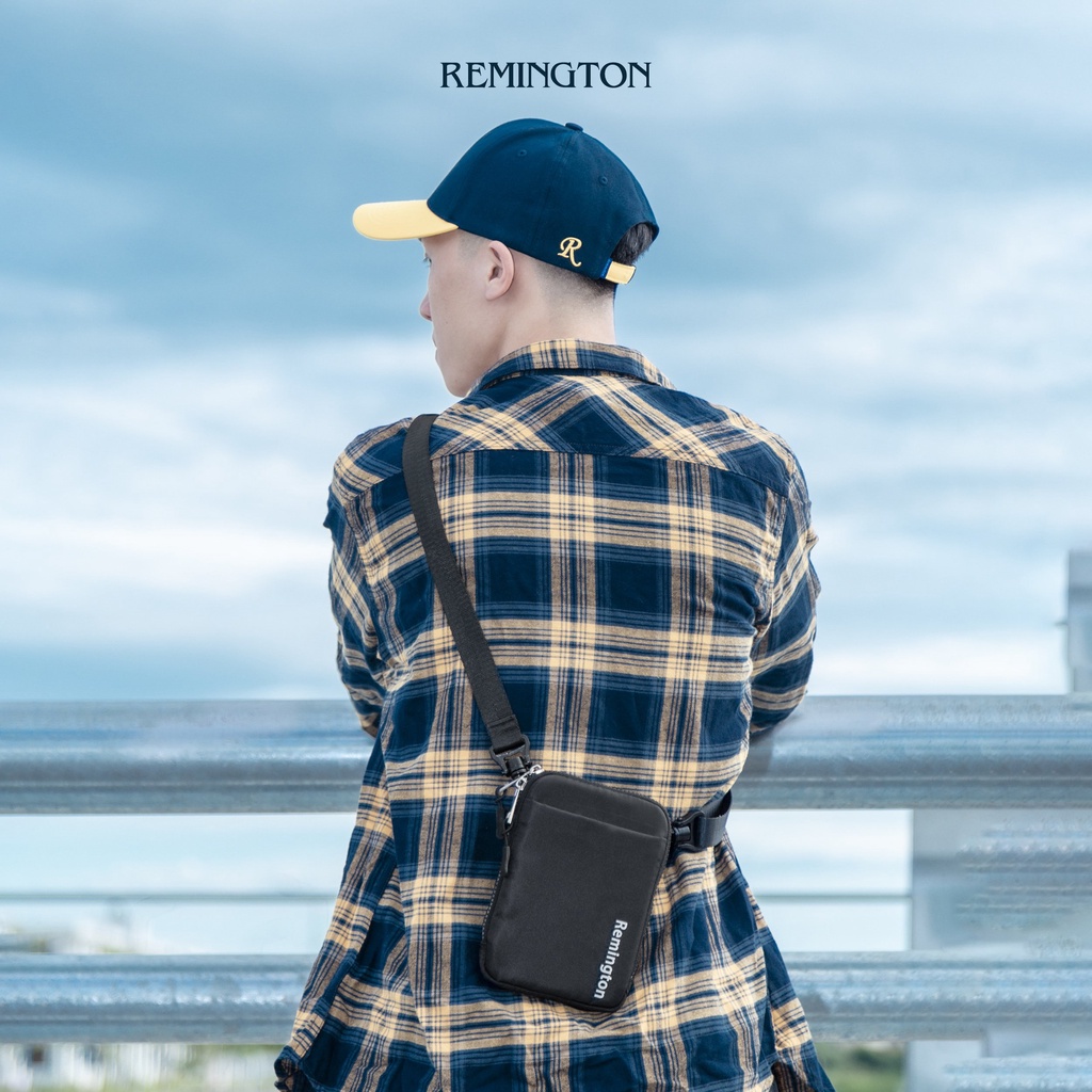 Túi đeo chéo mini nam nữ BRIAN BAG thiết kế nhỏ gọn chất liệu Oxford siêu bền chống nước thương hiệu REMINGTON