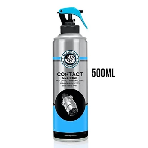 Chai xịt mạch điện, vệ sinh mạch điện, kháng nước linh kiện điện tử khỏi bụi bẩn, dầu mở MEGACOOLS Contact 500ml