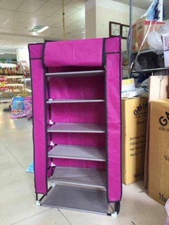 Tủ giày vải 6 tầng