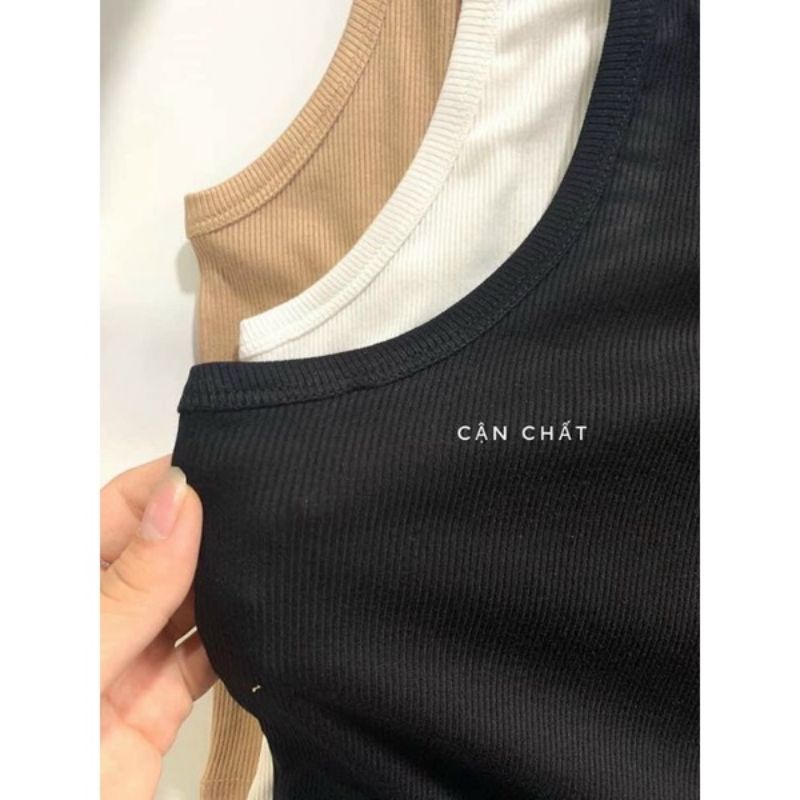 Áo ba lỗ thun tăm cổ tròn basic LYRA, thun nữ trơn dáng ôm trẻ trung năng động- VXYAP0168 | BigBuy360 - bigbuy360.vn