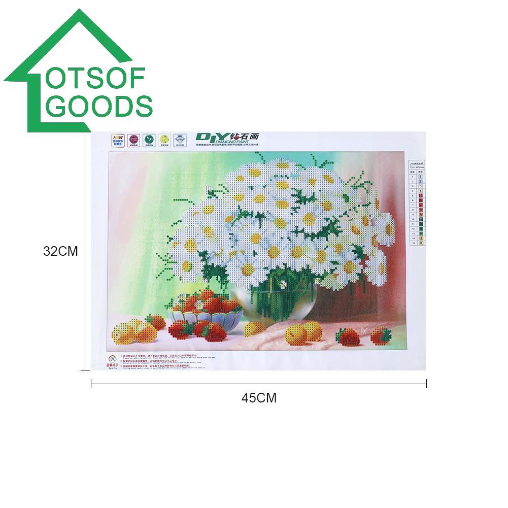 Tranh đính đá tự làm trang trí 5D hình hoa quả | BigBuy360 - bigbuy360.vn