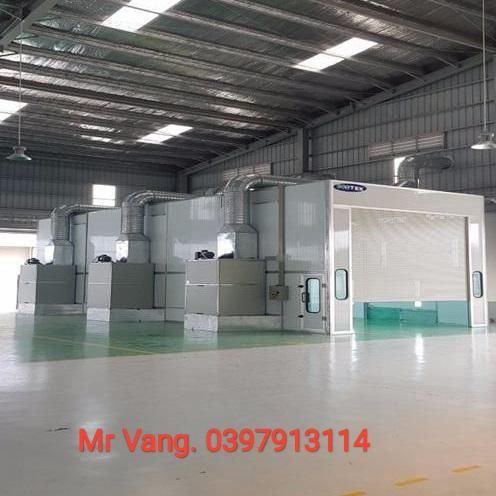 Phòng sơn Nhanh vách cứng chất lượng cao (kiểu hút âm sàn)