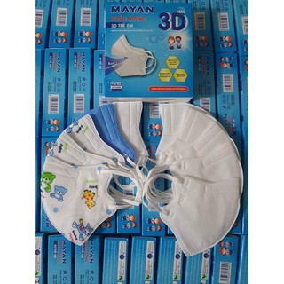 Khẩu Trang Y Tế MAYAN 3D Mask Trẻ Em Và Người Lớn ( Size S Và M )