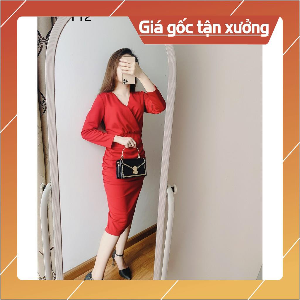 [GIÁ GỐC TẬN XƯỞNG] 🆘Váy body xoắn eo tôn dáng🆘