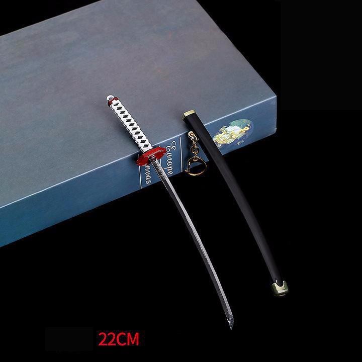 ( Mẫu 22cm ) Mô hình móc khóa kiếm Kimetsu no yaiba Đao Kiếm Thần Vực trưng bày