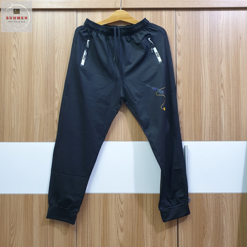 [HCM] Quần Jogger Nam Trơn Thun Poly Phong Cách Thể Dục Thể Thao Năng Động Cá Tính Thun Co Giãn 4 Chiều Unisex SUNMEN
