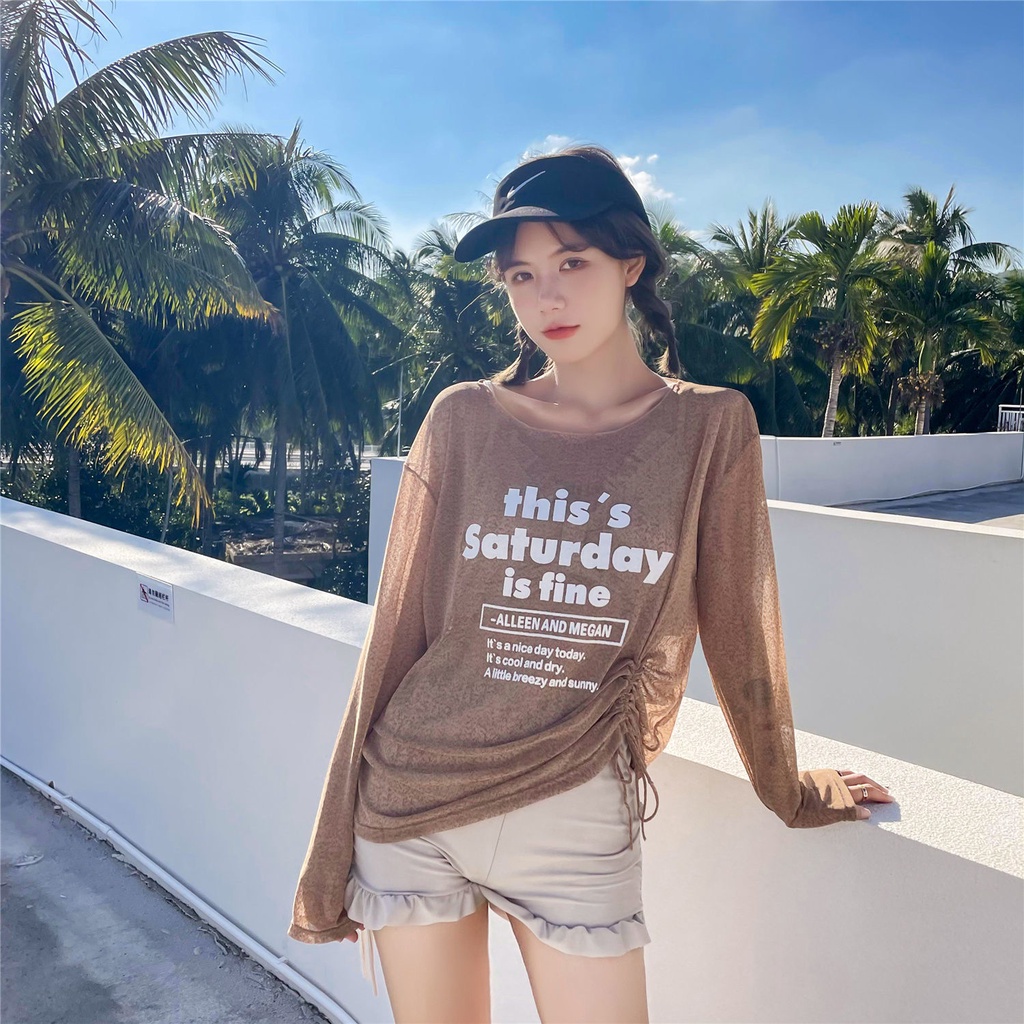 Bộ Đồ Bơi Ba Mảnh Tay Dài Che Phủ Bụng Chống Nắng Dành Cho Nữ 2021 | BigBuy360 - bigbuy360.vn