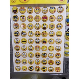 sticker 3D hình mặt cười