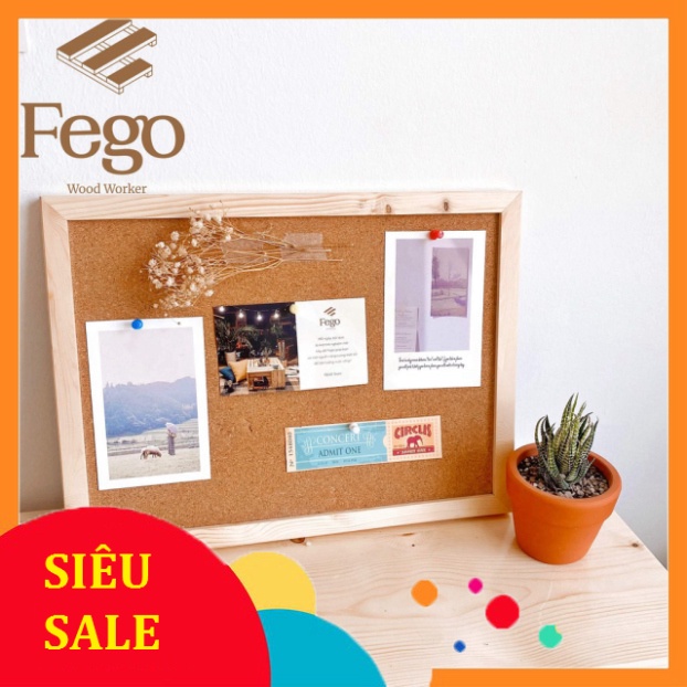 Combo Bàn lao động kèm bảng chú thích công việc, kệ gỗ treo tường decor cẳng bàn chân thang 120, Bảng ghim A5, Ván