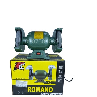 Máy mài 2 đầu romano 150, máy mài 2 đá
