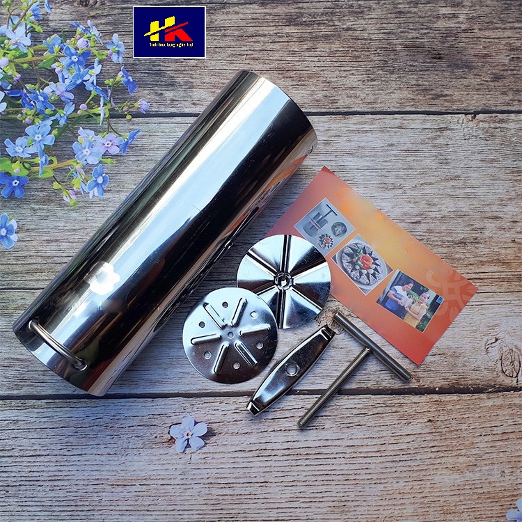 Khuôn Giò Thủ Chả Lụa Bằng Inox không gỉ, Khuôn làm giò chả, Khuôn giò xào bền đẹp, an toàn vệ sinh - Hồng Kỳ
