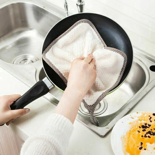 Khăn lau đa năng 2 lớp kích thước 27.5*25cm thấm hút nước tiện dụng đa năng